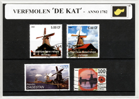 Authentic souvenir of Verfmolen 'DE KAT'