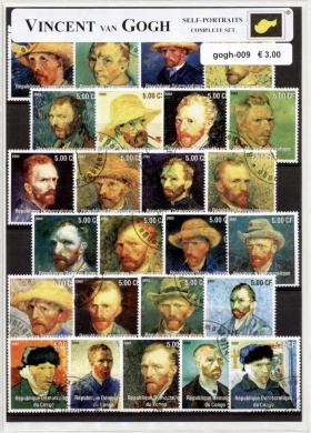 Authentic souvenir of Vincent van Gogh selfportraits