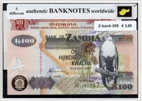 Authentic souvenir of Banknotes worldwide