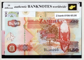 Authentic souvenir of Banknotes worldwide